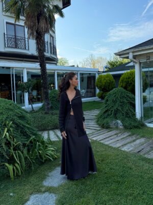 Yanı Fermuarlı Kazak- Kahve